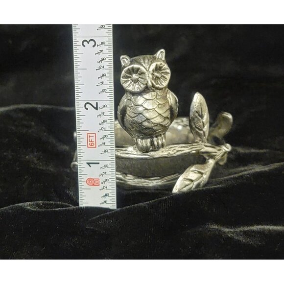 Vintage Bath and Body Works Metal Owl Candleholder - Picture 8 of 13